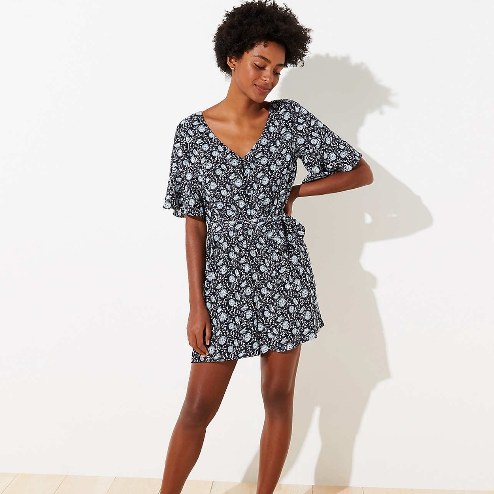 NWT Daisy Bar Back Flutter Romper